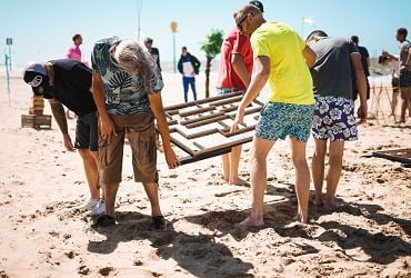 Expeditie Robinson Zandvoort, bedrijfsuitje Zandvoort