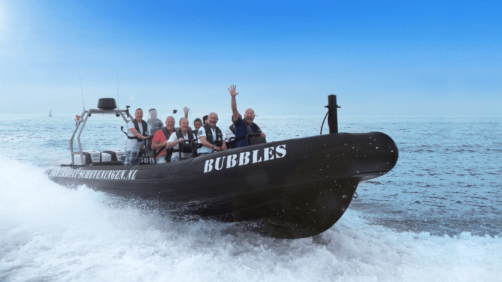 rib powerboat teambuilding scheveningen