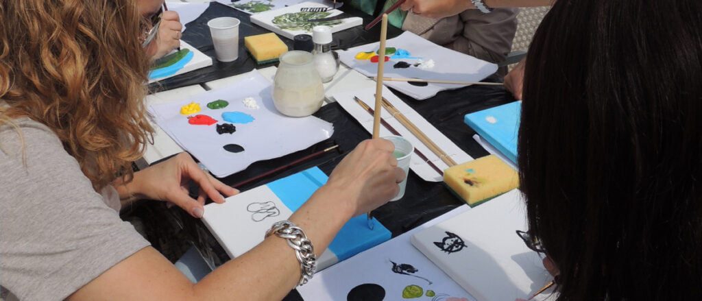 workshop schilderen creatieve teambuilding