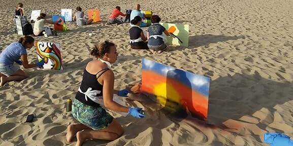 graffiti workshop met je collega's