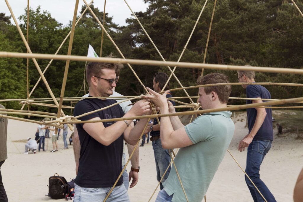 mega bamboe toren maken