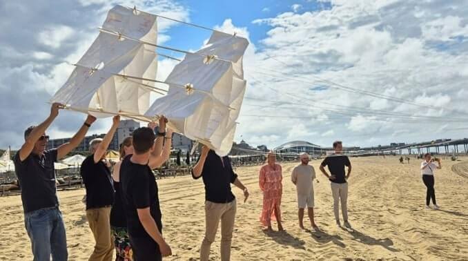 bouw je eigen mega vlieger