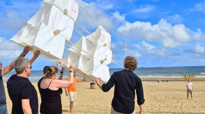 volg nu de workshop mega vlieger maken amsterdam