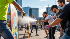 Leren graffiti spuiten workshop